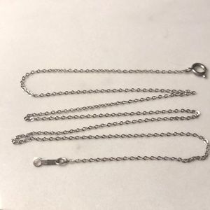 18”‎ Sterling silver chain 925